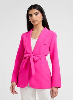 ELLA Belted Blazer  - Image 1