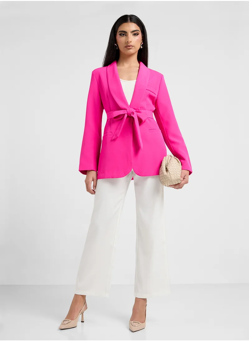 ELLA Belted Blazer
