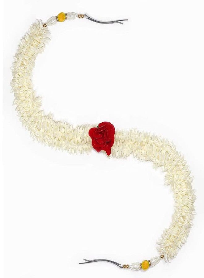 CHANDERKASH Bun Maker Hair Accessories Hair Gajra, White, 15 Grams, Pack of 1_Hair Acessories - Image 1