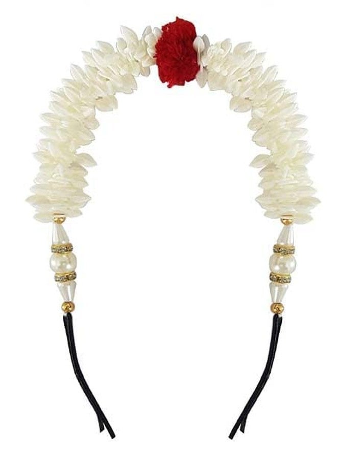 CHANDERKASH Bun Maker Hair Accessories Hair Gajra, White, 15 Grams, Pack of 1_Hair Acessories - Image 3