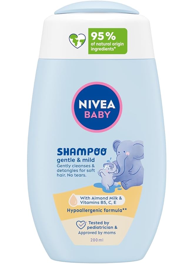 Nivea Baby Bath Shampoo Pure & Mild Camomile Extract 200Ml