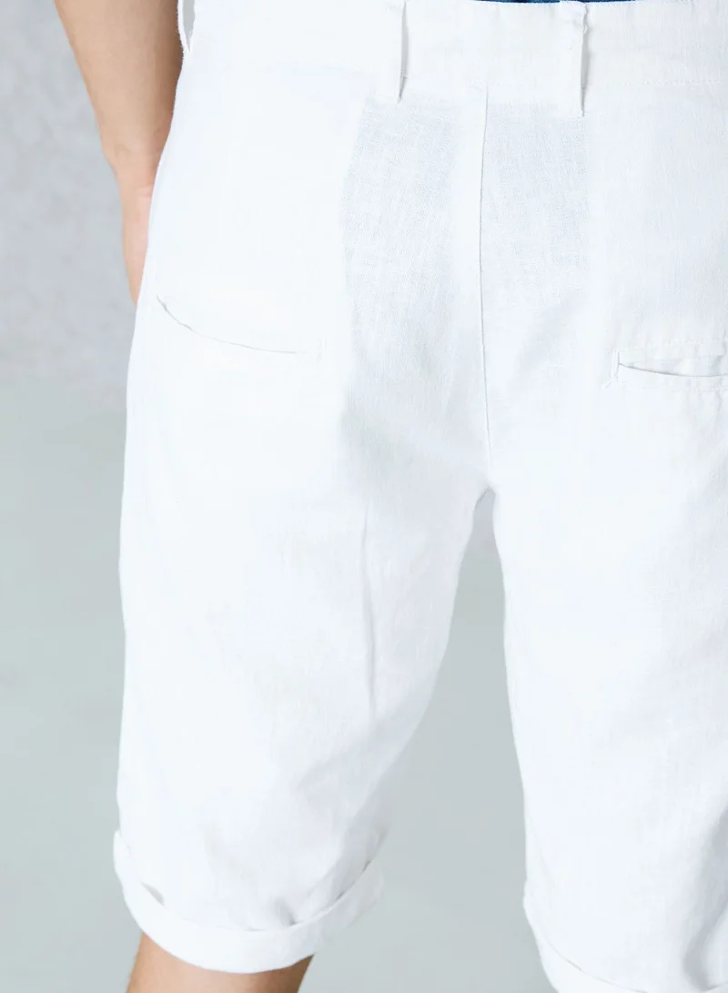 LINDBERGH Baggy Linen Shorts