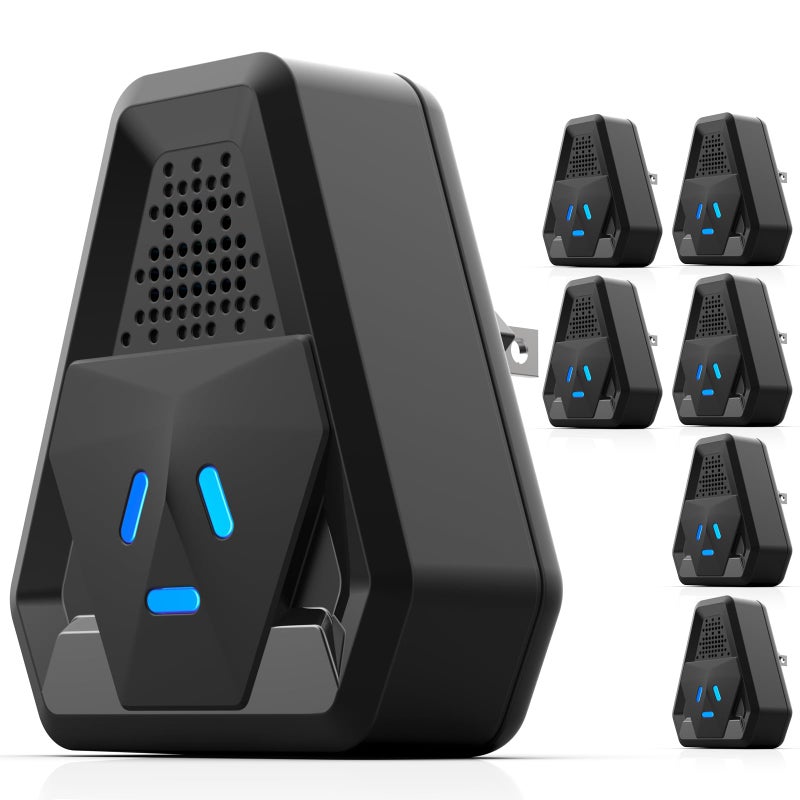 CleanFlow 2026 Ultrasonic Repeller & Insect Indoor Repeller,Ultrasonic and Repellent for Roach,Rodent,Mouse,Bugs,Mosquito,Mice,Spider,Ant,3 Mode Switching,Black EPA Est. No.: 102445-CHN-1 - Image 1