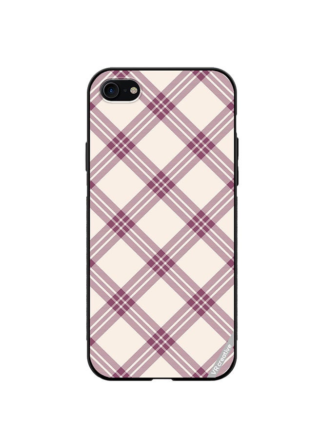 VR CREATIVE Protective Case Cover For Apple iPhone SE (2022) Tartan Scotland Seamless Plaid Design Multicolour - Image 1