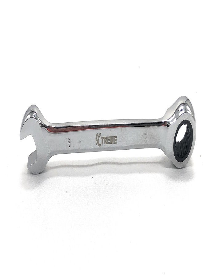 Xtreme 13mm Tight Spot Ratchet Wrench with 5° Movement and Hardened, Polished Steel for Projects with Metric Tight Spaces - Image 2