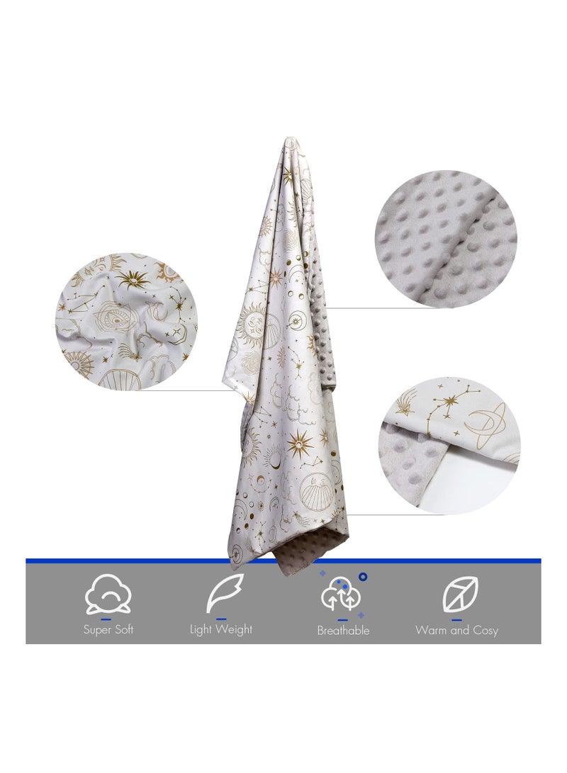 Y&D Baby Blankets Unisex Newborn, Super Soft Comfy Blankets, for Toddler Nursery Bed Stroller Crib Shower Gifts 30 x 40 Inch  - Image 5