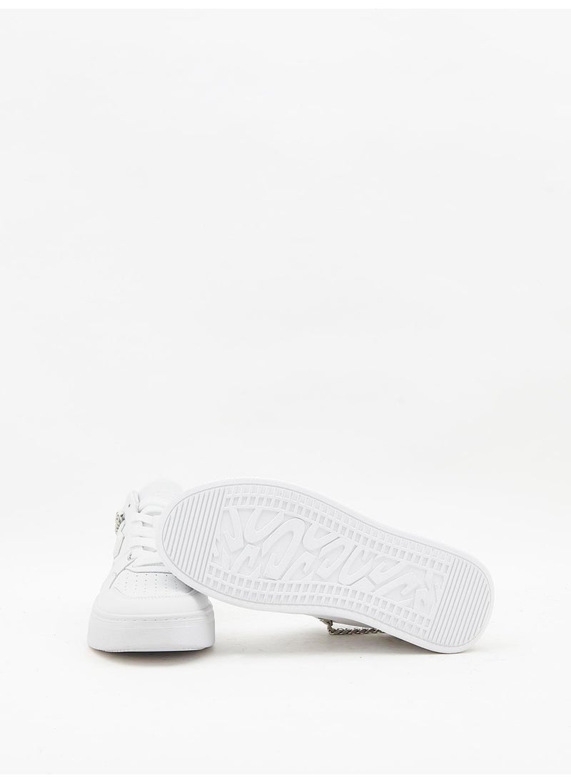 Guardiani New Era 0156 Women -White Leather Sneakers  - Image 5