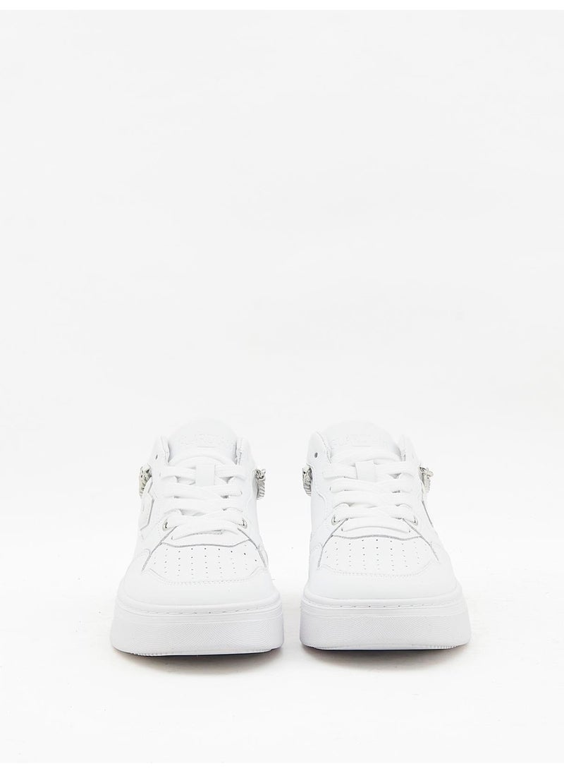 Guardiani New Era 0156 Women -White Leather Sneakers  - Image 3