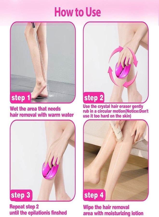 Drumstone 𝟏𝟓 𝐘𝐞𝐚𝐫𝐬 𝐆𝐮𝐚𝐫𝐚𝐧𝐭𝐞𝐞 Crystal Hair Eraser for Women & Men - Painless Remover Tool for Legs, Arms, Back, Bikini & Full Body | Easy Hair Removal for All Skin Types, Reusable - Image 2