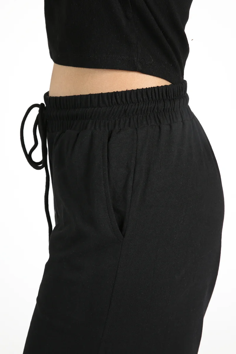 Nikias  Nikias Black Comfortable Trousers for Daily Wear for Women | Best Price UAE