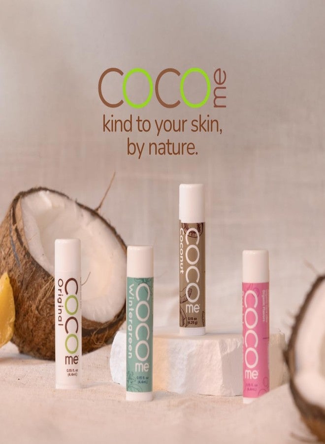 CoCo Me Coconut Beeswax Lip Balm – Organic Lip Balm with Virgin Coconut Oil & Beeswax - Natural Lip Balms & Moisturizers for Deep Lip Protection, Repair & Hydration All Day Long - 0.15oz - 3 Pack - Image 4