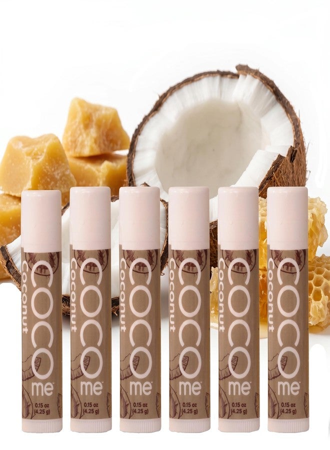 CoCo Me Coconut Beeswax Lip Balm – Organic Lip Balm with Virgin Coconut Oil & Beeswax - Natural Lip Balms & Moisturizers for Deep Lip Protection, Repair & Hydration All Day Long - 0.15oz - 3 Pack - Image 1