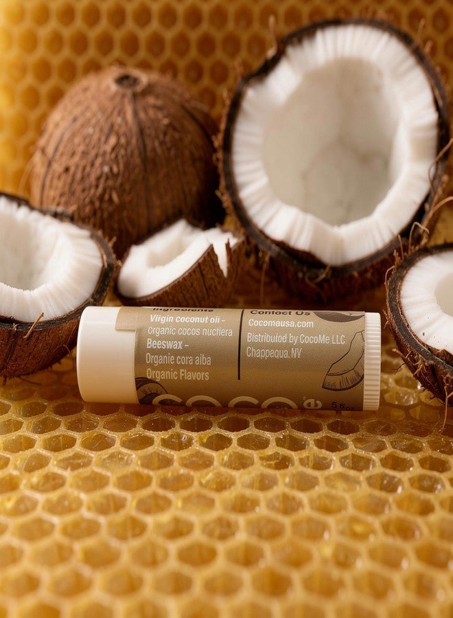 CoCo Me Coconut Beeswax Lip Balm – Organic Lip Balm with Virgin Coconut Oil & Beeswax - Natural Lip Balms & Moisturizers for Deep Lip Protection, Repair & Hydration All Day Long - 0.15oz - 3 Pack - Image 2