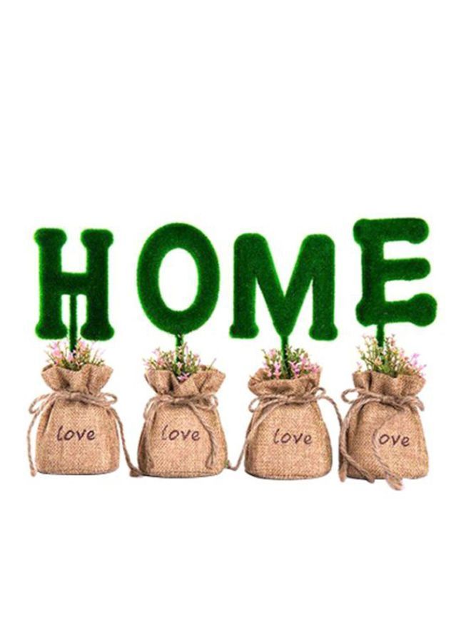 NIBEMINENT Welcoming Pine Emulate Bonsai Plants Ornaments Light Brown/Green 70x190x70millimeter - Image 1