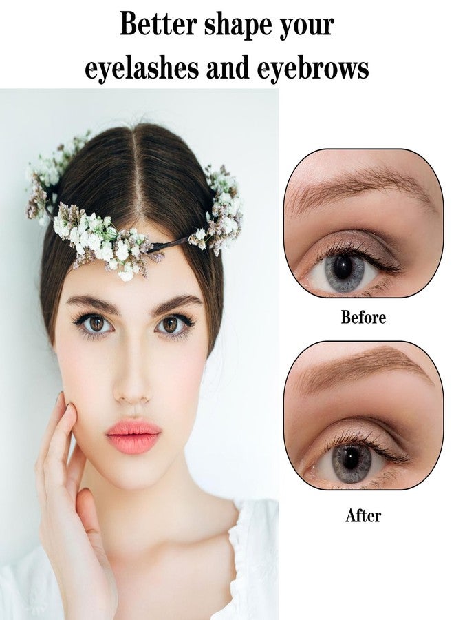 Heclia Hecila 100 Pcs Micro Eyebrow Brush with Cap Braces Brush for Cleaner Eyebrow Spoolie Brow Eyelash Lamination Brushes Lash Lift Tool for Brows and Lashes Comb Extensions - Image 5