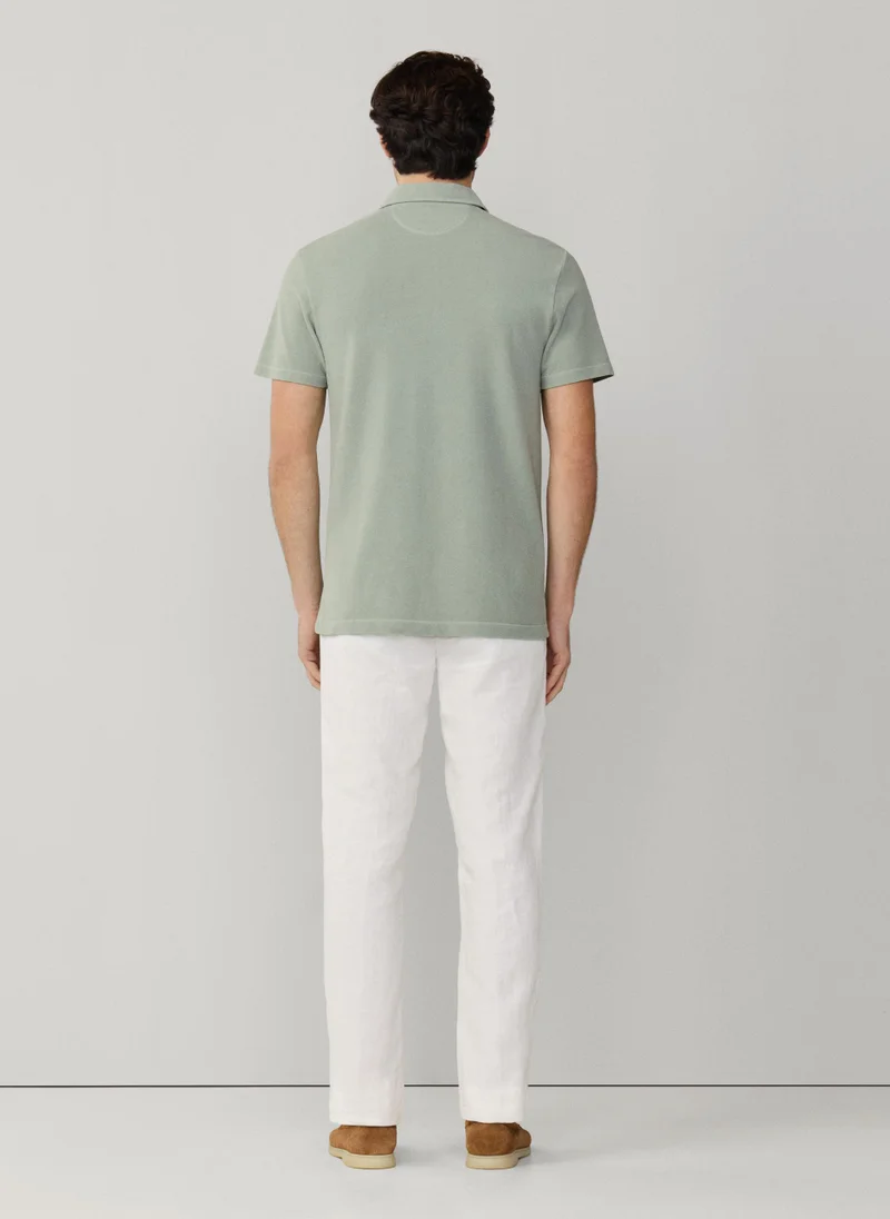 Hackett  Classic Fit Short Sleeve Pique Polo for Men | Best Price UAE