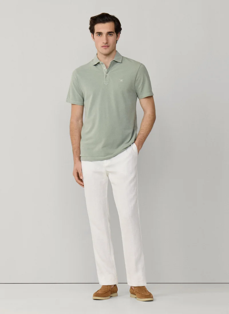 Hackett  Classic Fit Short Sleeve Pique Polo for Men | Best Price UAE