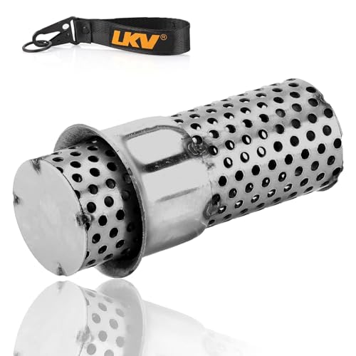LKV Motorcycle DB Killer 51mm Universal Muffler Silencer Baffle Removable Noise Eliminator Compatible with Harley Moto Guzzi Honda Kawasaki Suzuki Yamaha Cruiser Scooter - Image 1