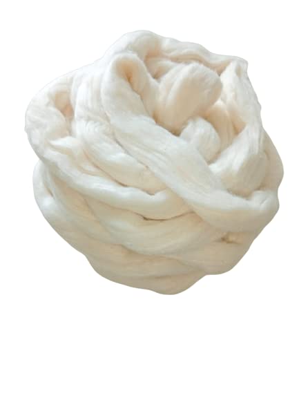 Hookcart Raw Cotton for Pooja Cotton for Pooja Wicks Loose Cotton for Pooja 500 Gram - Image 1