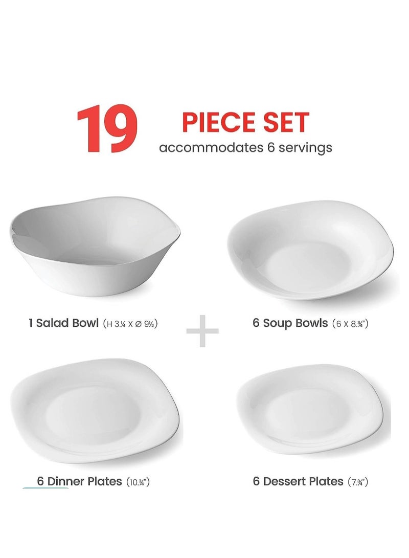 Rocco Arcopal 19-piece Spanish dinner set - Rocco Parma - Image 2