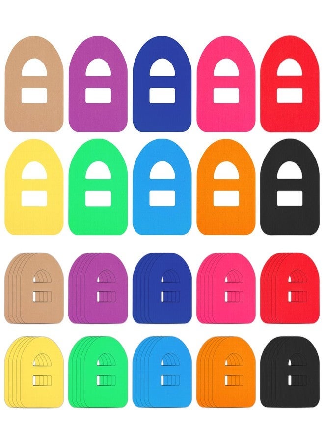 Suohheh 50 PCS Overpatches for Omnipod 5, Waterproof and Sweatproof Pre-Cut Adhesive Patches Compatible with Omnipod 5, Long-Lasting Flexible CGM Sensor Covers Stickers, Adhesive Tape Stocking Stuffers - Image 1