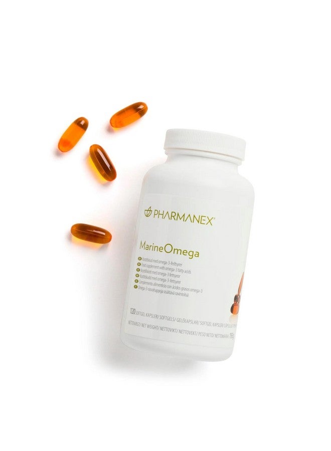 Pharmanex Marine Omega, Omega-3 Fatty Acids & Krill Oil Supplement, 1200mg DHA & EPA per Serving, 120 Softgels, Supports Heart, Brain, Joint, & Overall Health - Image 3
