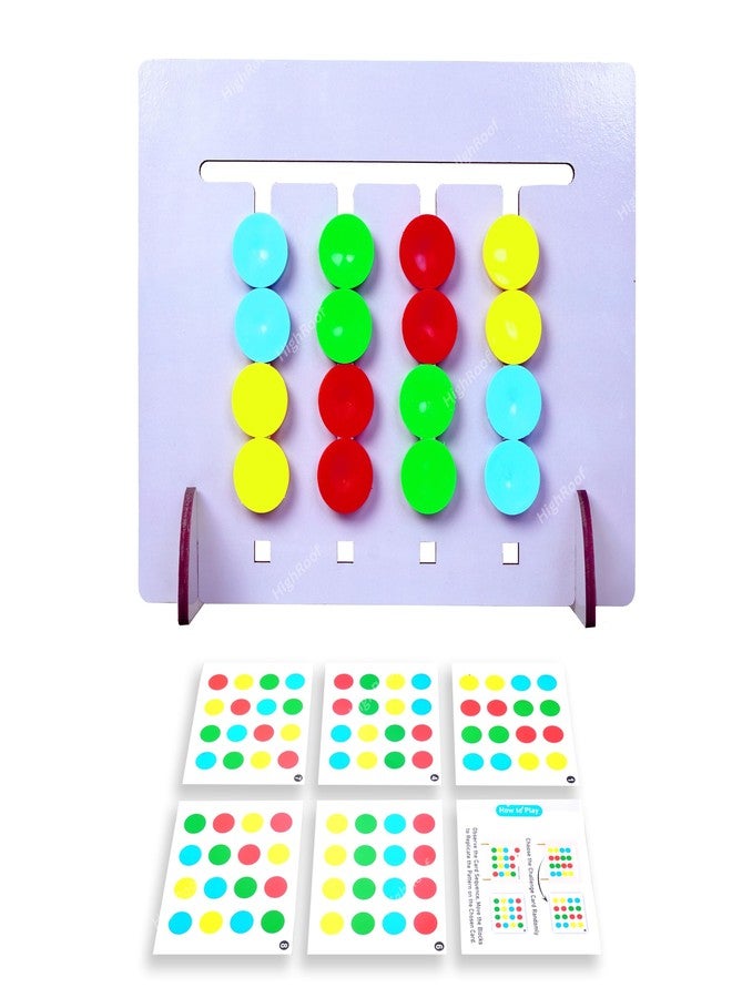 HighRoof Wooden Montessori Puzzle Plastic Blocks Games for Kids Toys for Children Educational & Learning Toy for Kids, Girls & Boys (Wooden Montessori) - Image 1