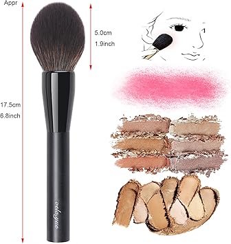 vela yue VelaYue Tapered Powder Makeup Brush Precise Mineral Bronzer Blusher Highlighting Contouring Beauty Tool - Image 3