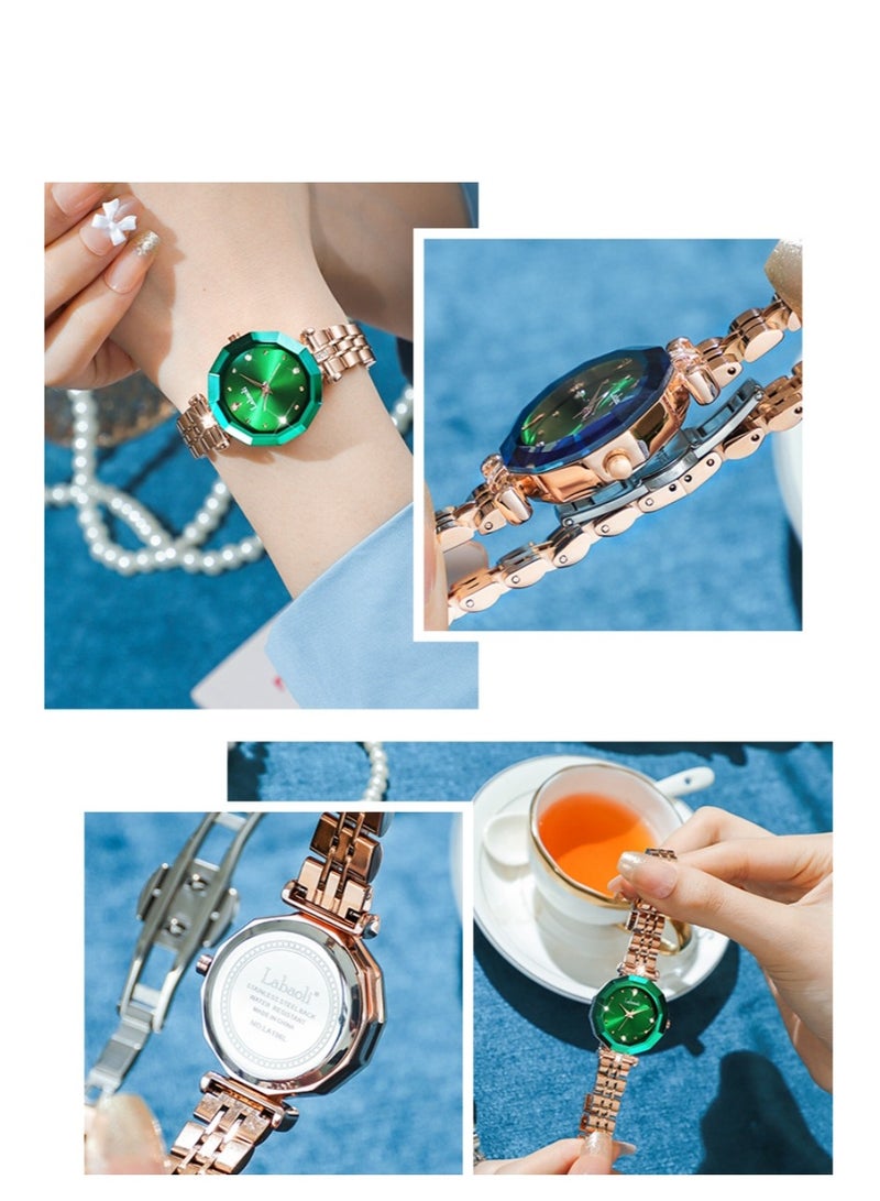 Labaoli Women's Watch Waterproof Business Watch Full Diamond Fashion Women's Watch - Image 4