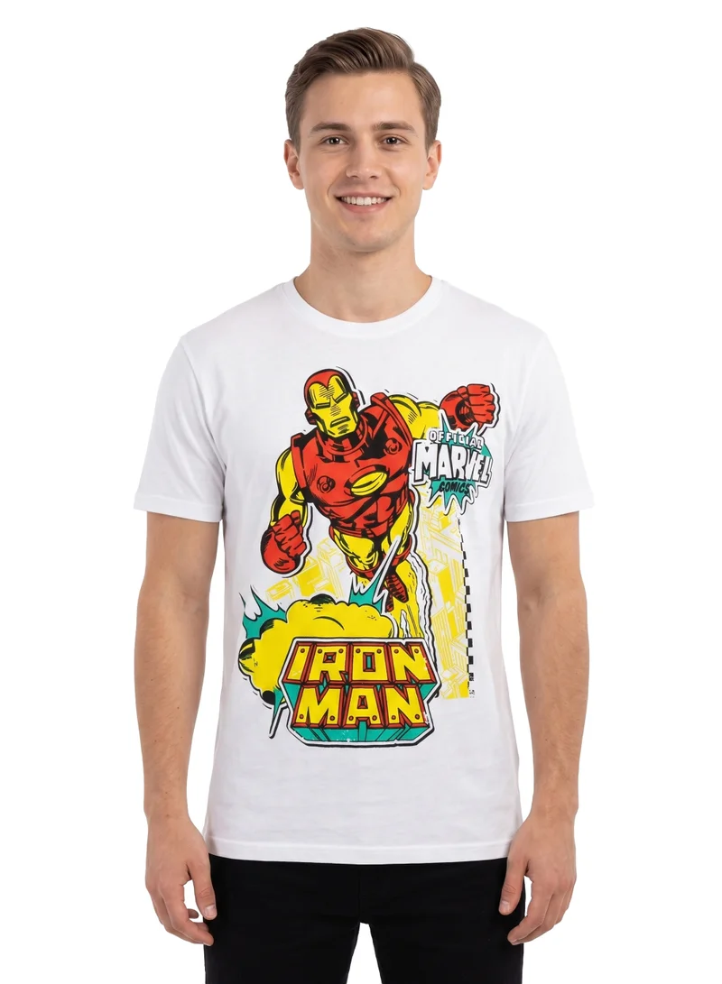مارفل Marvel Iron Man Power Suit Men’s T-Shirt