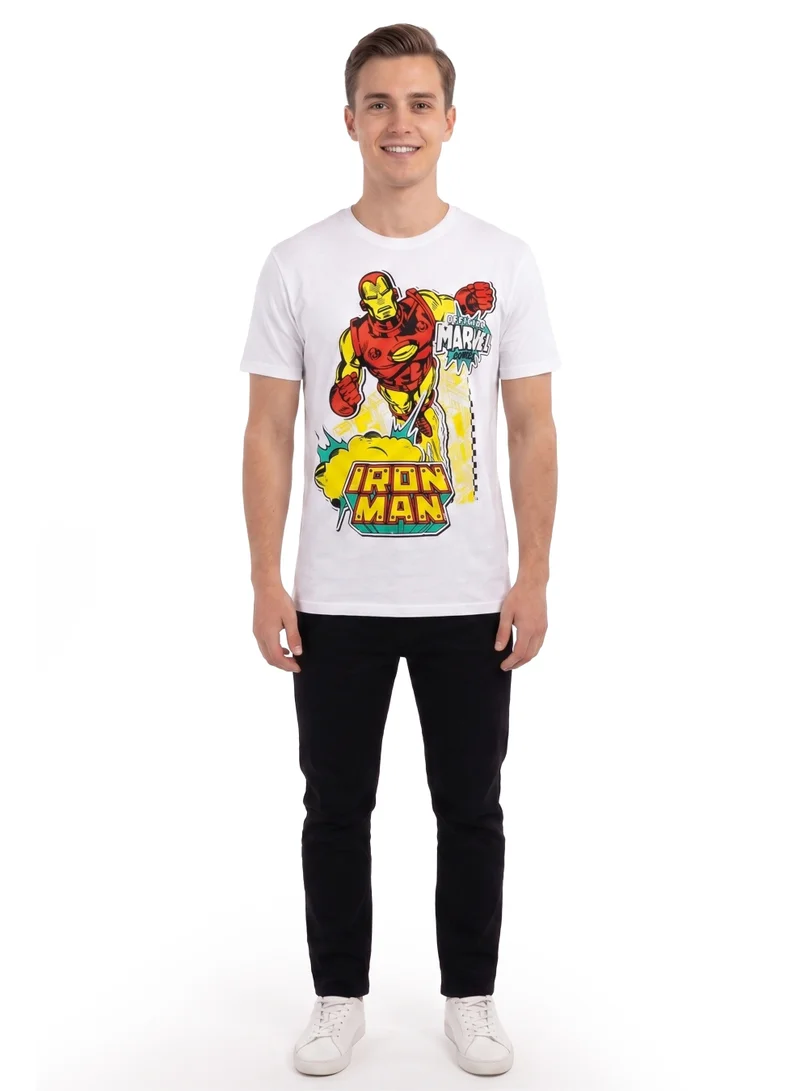 مارفل Marvel Iron Man Power Suit Men’s T-Shirt