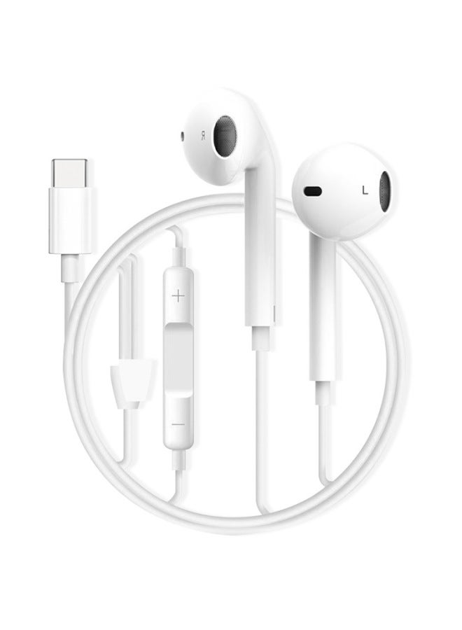 Source In-ear Headphones Type-C For Millet 8 Red Rice Note3 Huawei V8 Glory P20 Earplugs-Color:8-pin Plug-in Direct Use Cracked Version With Crystal Box  - Image 5