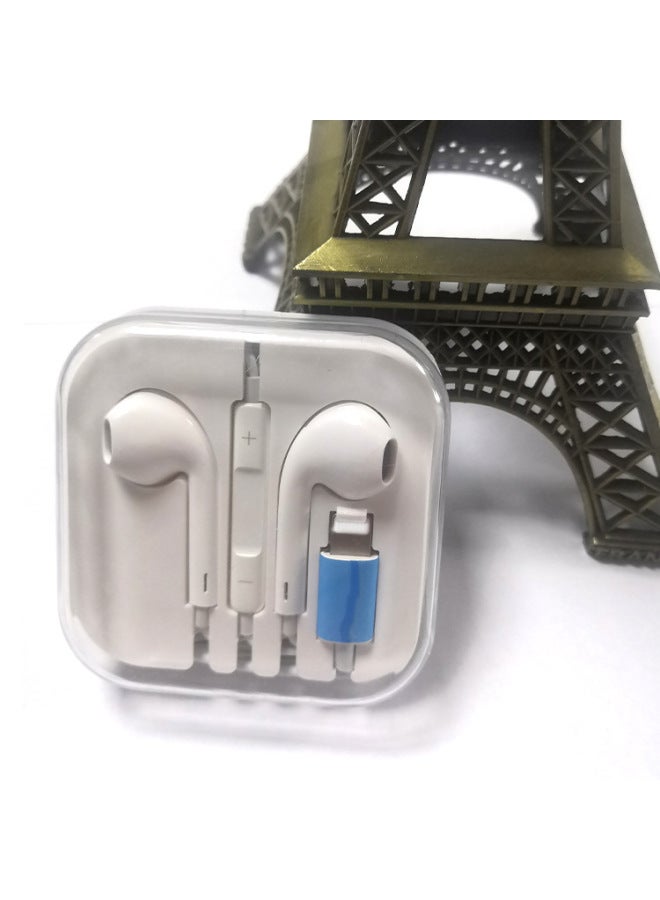 Source In-ear Headphones Type-C For Millet 8 Red Rice Note3 Huawei V8 Glory P20 Earplugs-Color:8-pin Plug-in Direct Use Cracked Version With Crystal Box  - Image 3