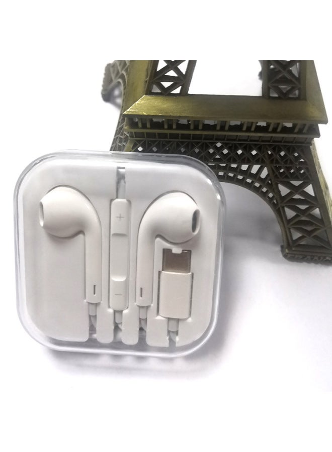 Source In-ear Headphones Type-C For Millet 8 Red Rice Note3 Huawei V8 Glory P20 Earplugs-Color:8-pin Plug-in Direct Use Cracked Version With Crystal Box  - Image 2