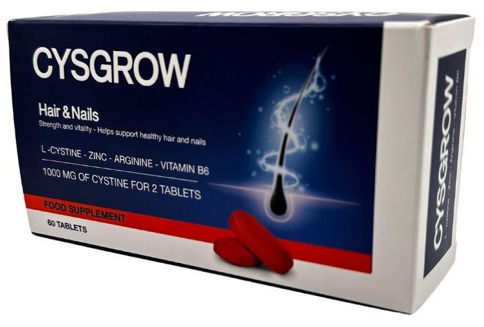 cysgrow Cystine Vitamin B6 Arginine Zinc - Image 1