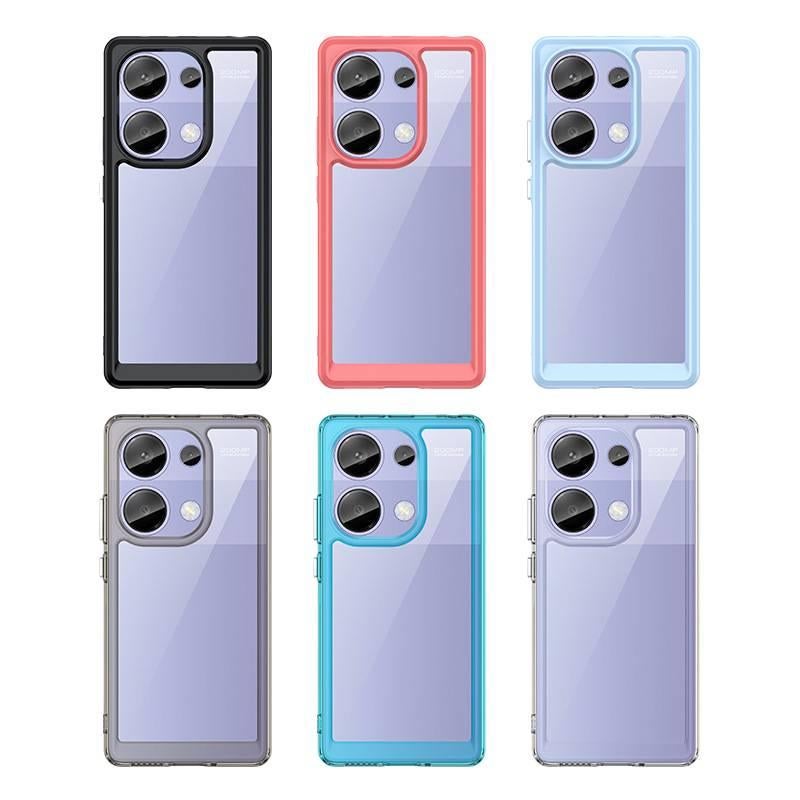 غطاء واقي بسيليكون لـ Redmi Note 13 Pro مع مقاوم للصدمات وحماية من السقوط مع مقاوم للصدمات مع حامل قائم مع مغناطيس قوي باللون أزرق مغناطيسي بوظيفة حامل من السيليكون باللون الأزرق. - Image 5