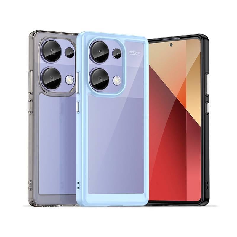 غطاء واقي بسيليكون لـ Redmi Note 13 Pro مع مقاوم للصدمات وحماية من السقوط مع مقاوم للصدمات مع حامل قائم مع مغناطيس قوي باللون أزرق مغناطيسي بوظيفة حامل من السيليكون باللون الأزرق. - Image 4