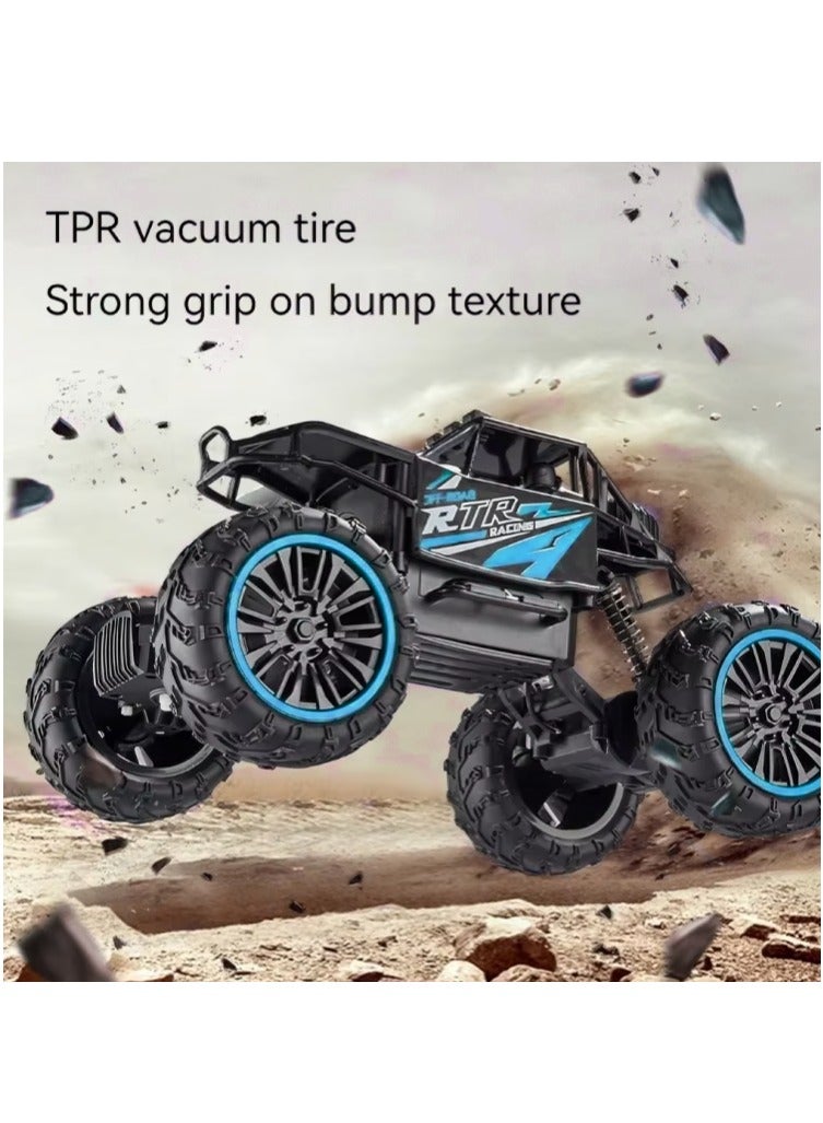 سيارة RC كبيرة جداً بعجلات ستة بسرعة عالية 2.4G مع هليكوبتر – سيارة كهربائية للتحكم عن بُعد للأطفال - Image 2