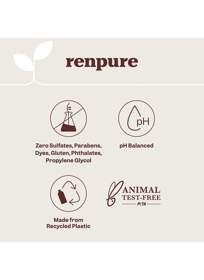 Renpure Plant Based Biotin And Collagen Thickening Volume Conditioner Leaves Hair Looking Luscious Gentle Formula Dye Cruelty And Paraben Free Recyclable Pump Bottle Design 24 Fl Oz  - Image 5