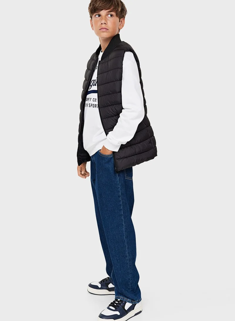 H&M Youth Essential Puffer Vest