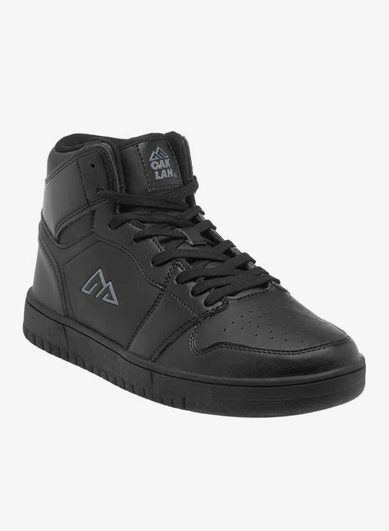 Oaklan by Shoexpress Men's Colourblock High Top Sneakers with Lace-Up Closure - Image 3