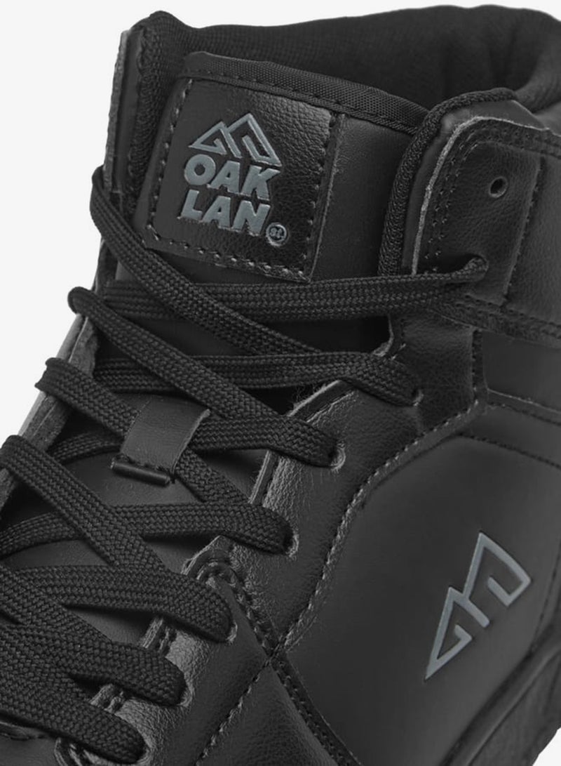 Oaklan by Shoexpress Men's Colourblock High Top Sneakers with Lace-Up Closure - Image 4