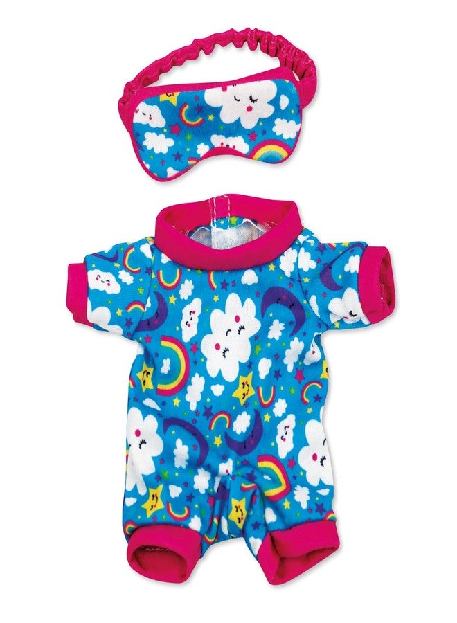 Casdon MINI Build-A-Bear Workshop Night Time Onesie Toy Clothes Pack. 4 Mix-and-Match Toy Outfits Includes Pajamas, Cute Hoodies, Summer Styles | For Kids Aged 3+. Suitable for 9” MINI Bears ONLY - Image 1