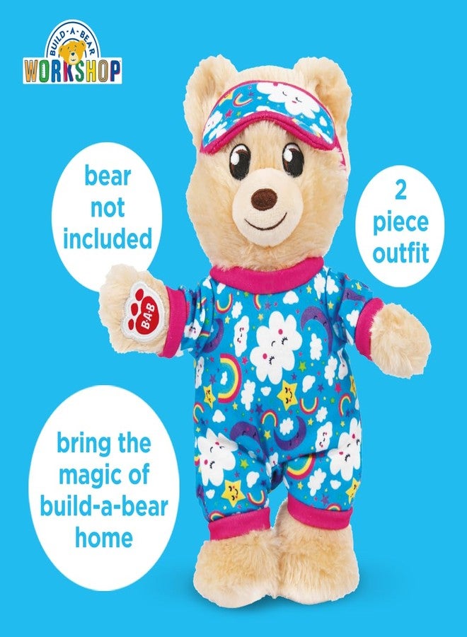 Casdon MINI Build-A-Bear Workshop Night Time Onesie Toy Clothes Pack. 4 Mix-and-Match Toy Outfits Includes Pajamas, Cute Hoodies, Summer Styles | For Kids Aged 3+. Suitable for 9” MINI Bears ONLY - Image 2