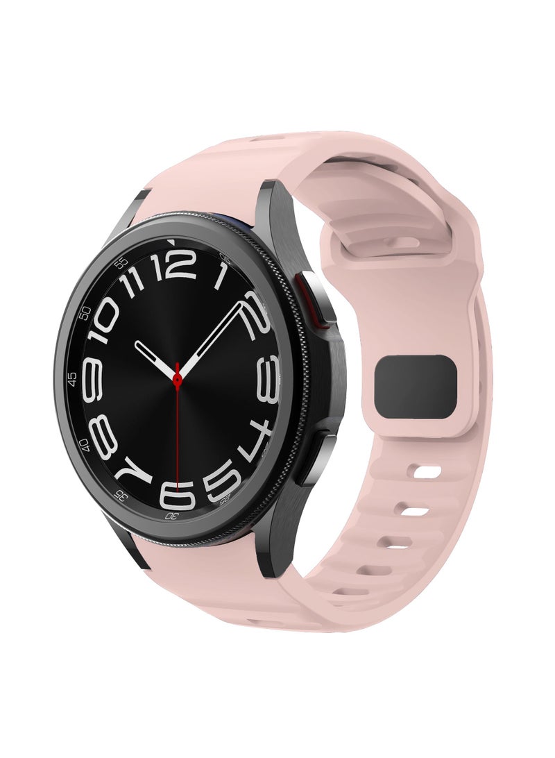 Y&D For Samsung Galaxy Watch6 5 4 Wavy Buckle Silicone Strap - Image 4