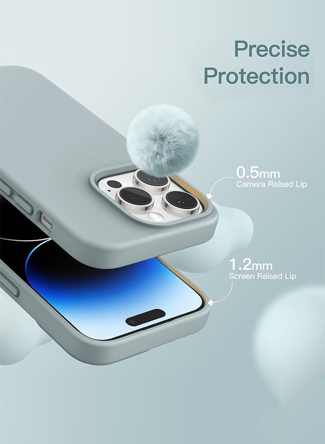 SUNDAREE آي فون 16 برو ماكس الهاتف المحمول حالة السائل سيليكون حالة واقية متوافق مع 6.9 بوصة عالية الجودة سيليكون حماية الجسم كله - 4 طبقات مقاومة للصدمات الهاتف المحمول حالة مقاومة للخدش لينة بطانة ستوكات - Image 4