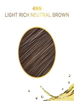 CLAIROL PROFESSIONAL صبغة ليكويكولور دائمة للشعر الداكن، 4Nn بني محايد غني، 2 أونصة.  - Image 3