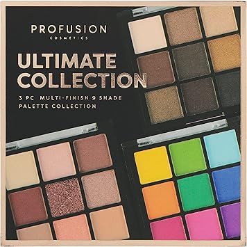 Profusion Cosmetics مجموعة بروفيوجن كوزمتيكس النهائية 3 قطع مجموعة ظلال العيون متعددة اللمسات 9 ألوان لجميع درجات البشرة - Image 2