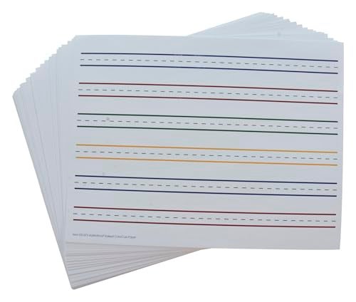 Abilitations - 31473 4-Color Raised ColorCue Paper, Pack of 50 - Image 1