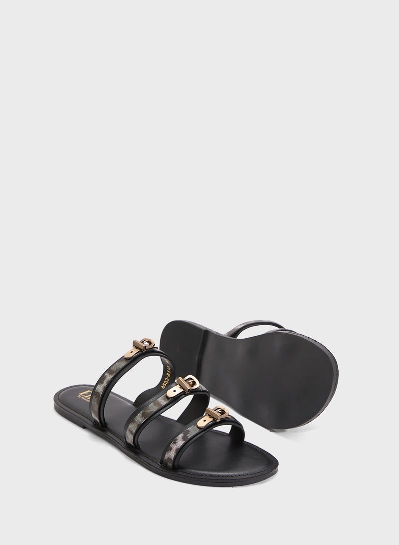ELLA Triple Strap Casual Sandal  - Image 3